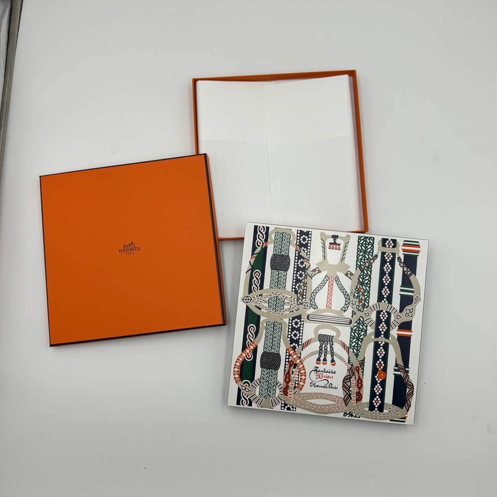 Hermes limited edition square scarf box